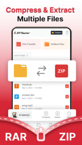 AZIP Master: ZIP / RAR, Unzip